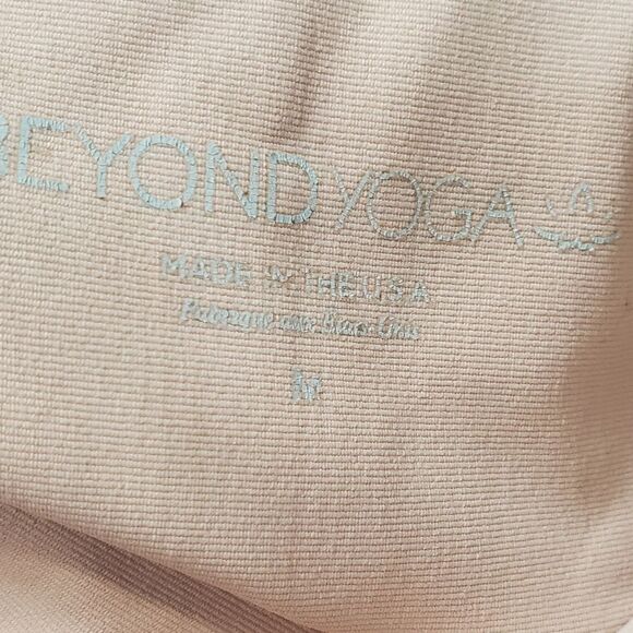 Beyond Yoga Pink & Silver High Waisted Leggings - Picture 7 of 8